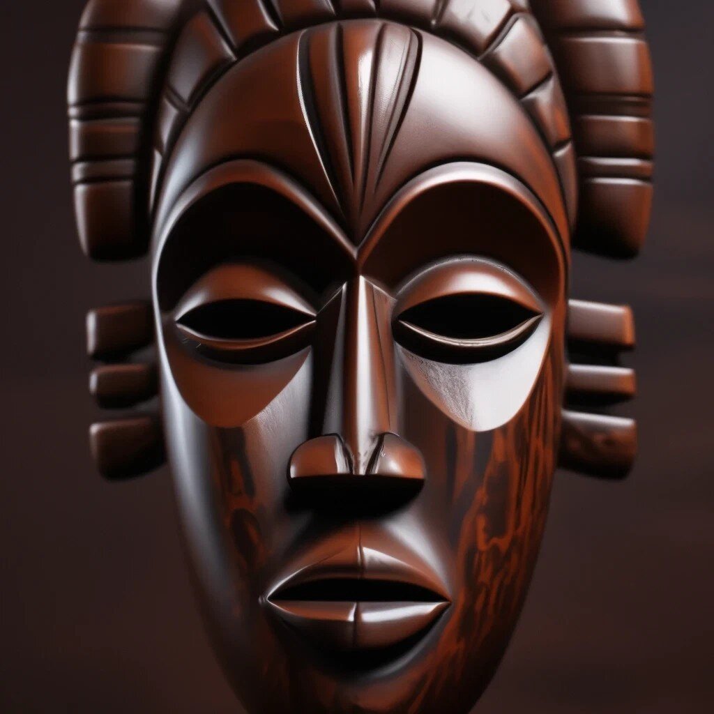 Африканская маска от ИИ