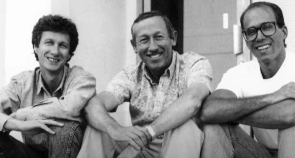 Питер Шнайдер, Рой Дисней и Джеффри Катценберг