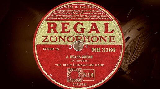 A WALTZ DREAM - THE BLUE HUNGARIAN BAND (1939)