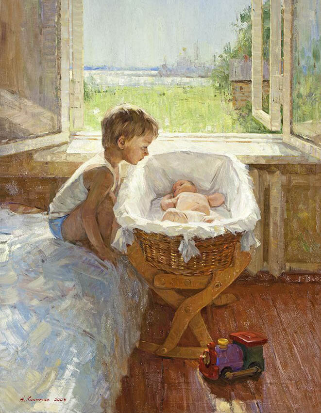 Александр Косничев. «Братик родился». 2007