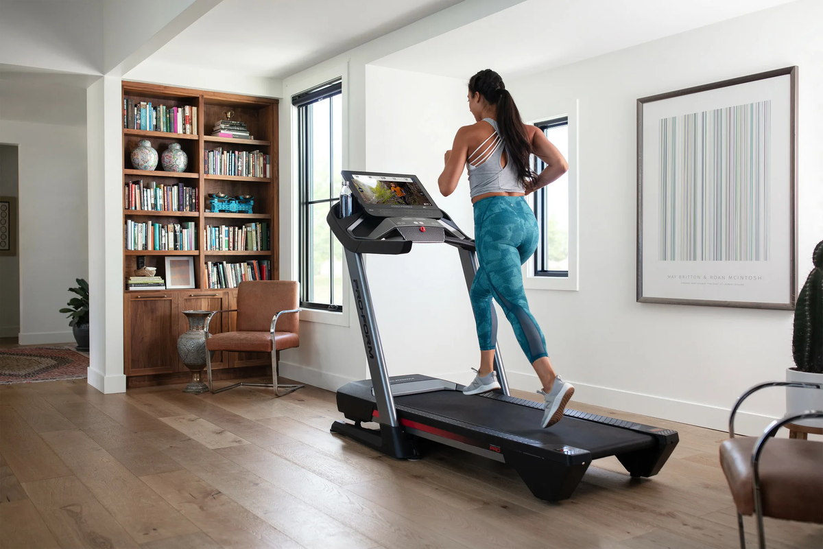 Running on Treadmill