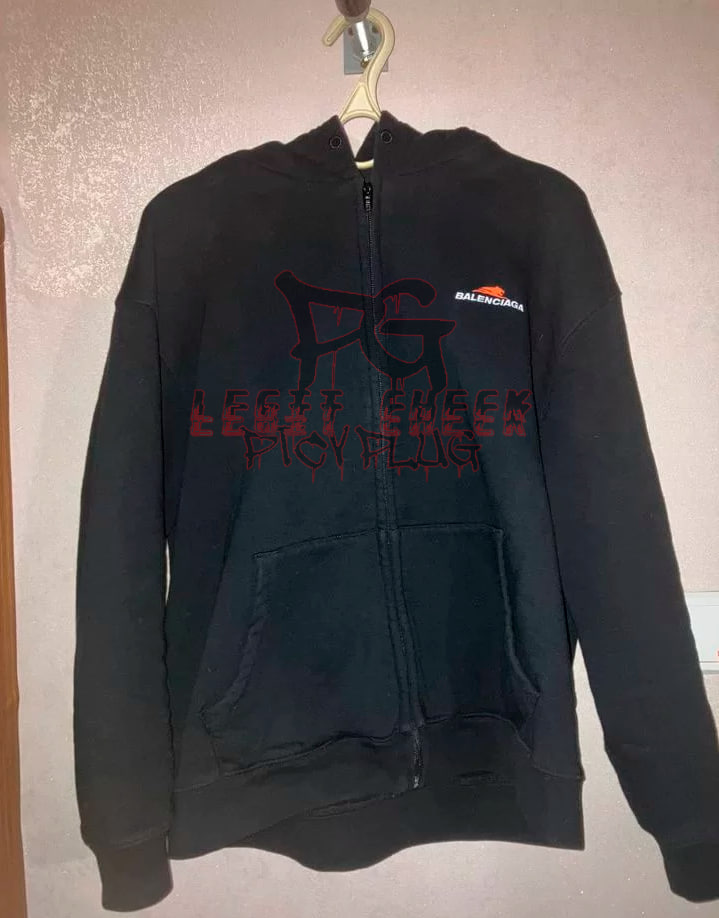  Balenciaga Year of Tiger Zip Hoodie