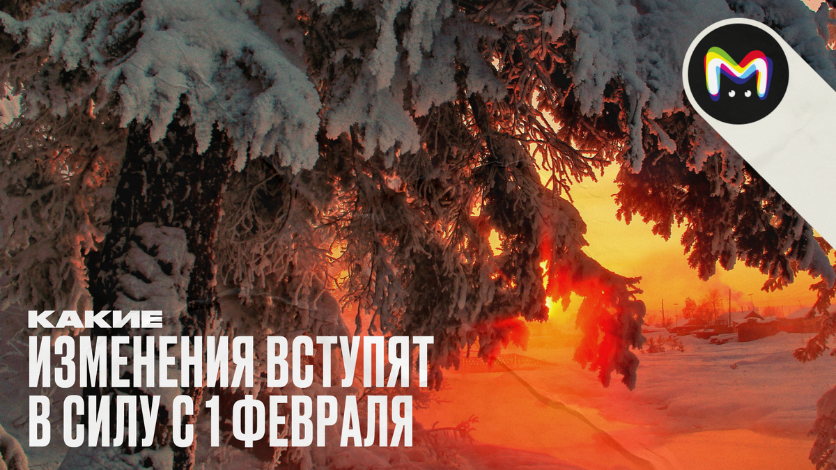 Изменения с 1 февраля 2024