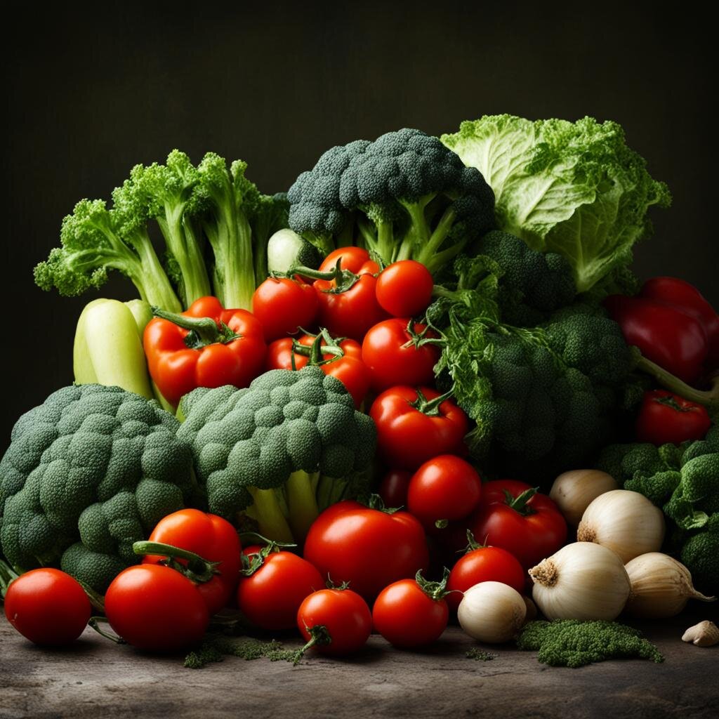 Овощи обязательно должны присутствовать в рационе. Это источник не только витаминов, но и ценной клетчатки. 