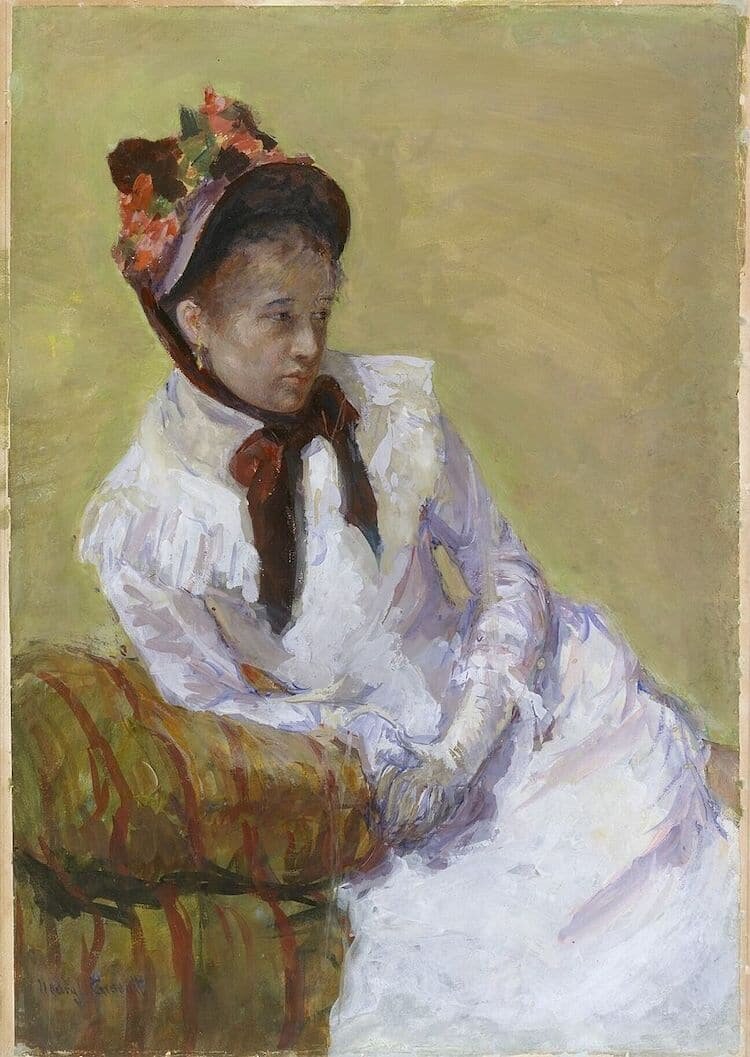 Мэри Кассат, "Автопортрет", ок. 1878 года (Фото из интернета) 