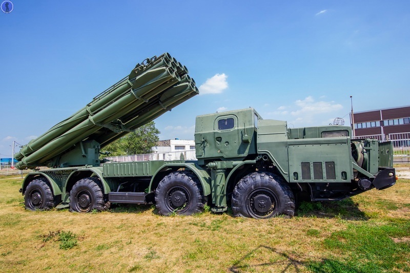 Пусковые установки реактивных систем залпового огня в комплексе истории техники им. Сахарова