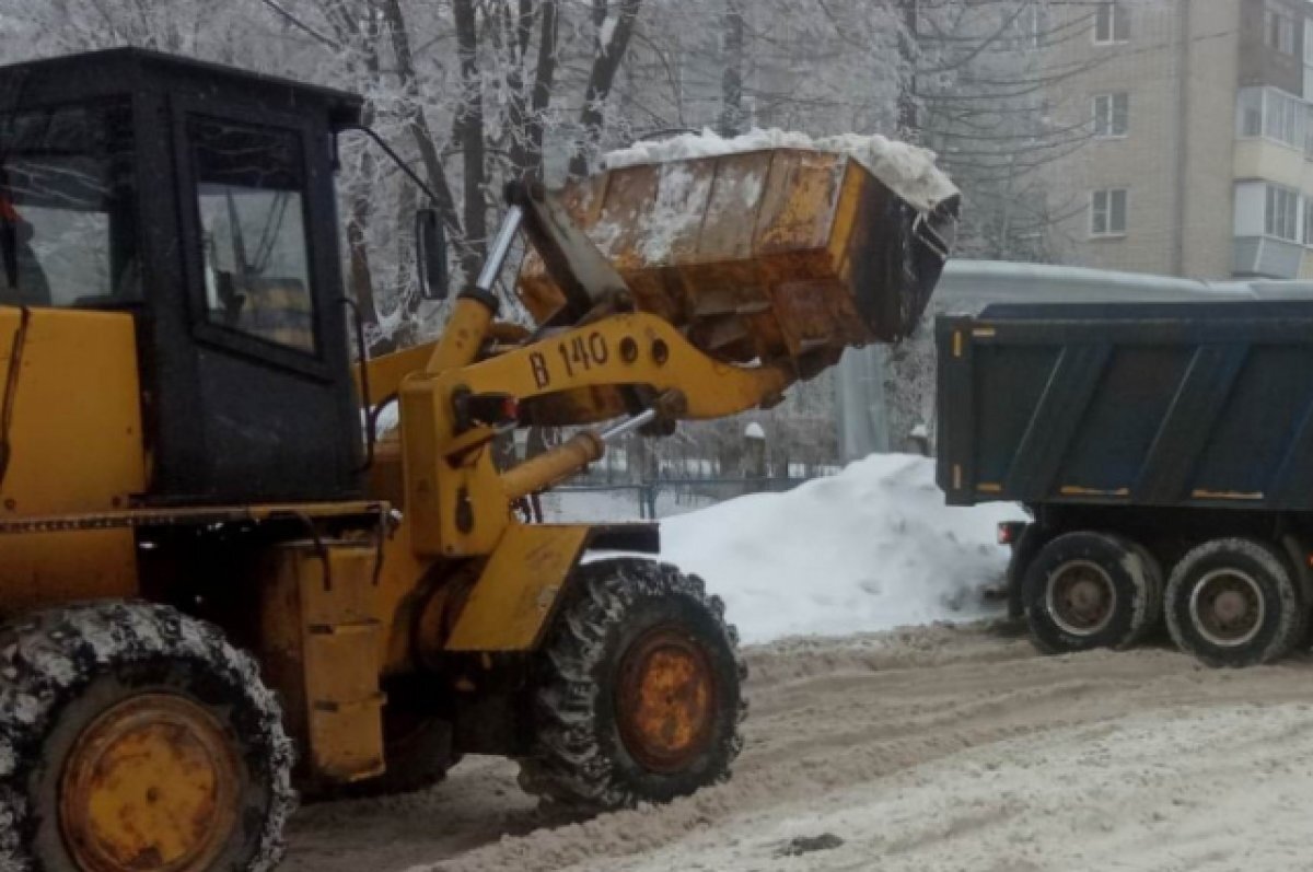    Улицы Владимира освобождаются от снега