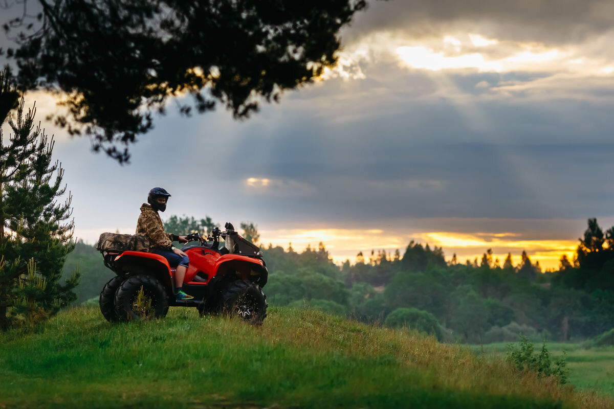 Quad Bike man