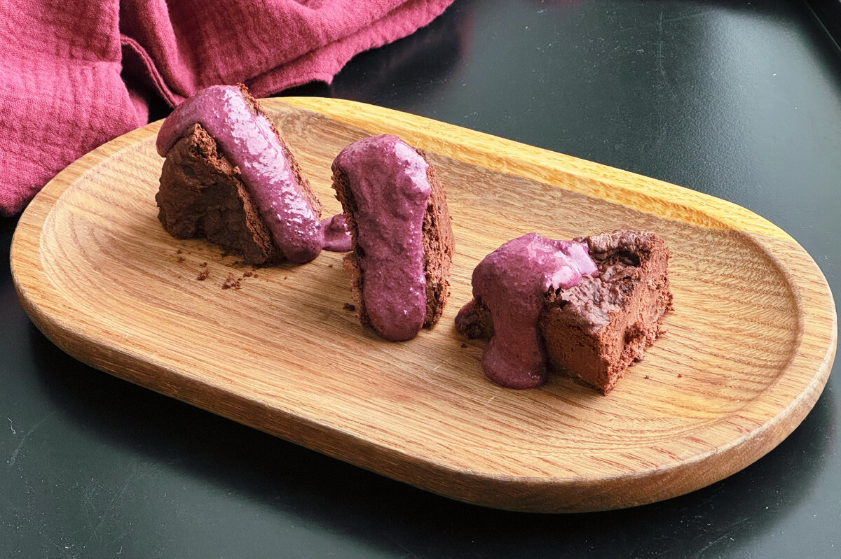 Веганский шоколадный брауни из фасоли