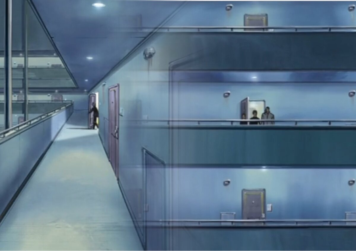 На фото обработанные мной скрины из аниме сериала "Ганц", студия Gonzo, режиссер Итано Итиро. Скрины демонстрируют выход из квартиры, где расположен шар Ганц. Подробнее об этом рассказано в статье. Все материалы принадлежат правообладателям и размещены исключительно в информационных целях.