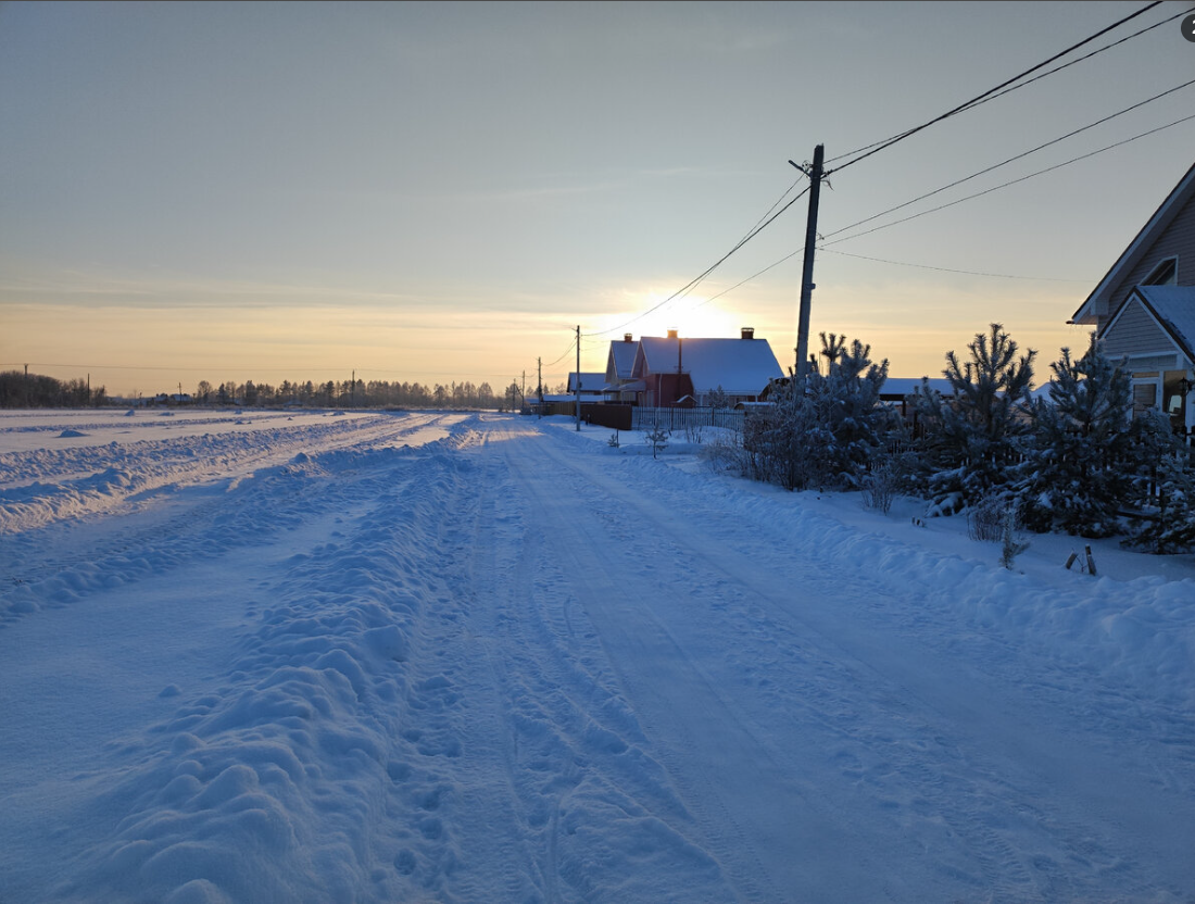 Как будто и не было вчерашней метели. Пейзажи от автора. @ Горбунов Сергей