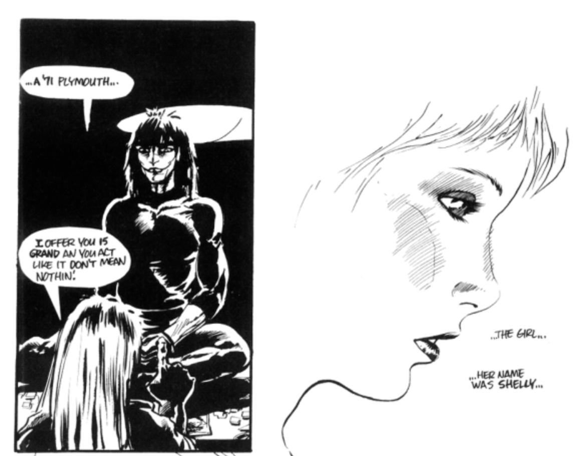 Кадры из комикса Джеймса О’Барра «Ворон» / The Crow, Caliber Press (1989–1990) 