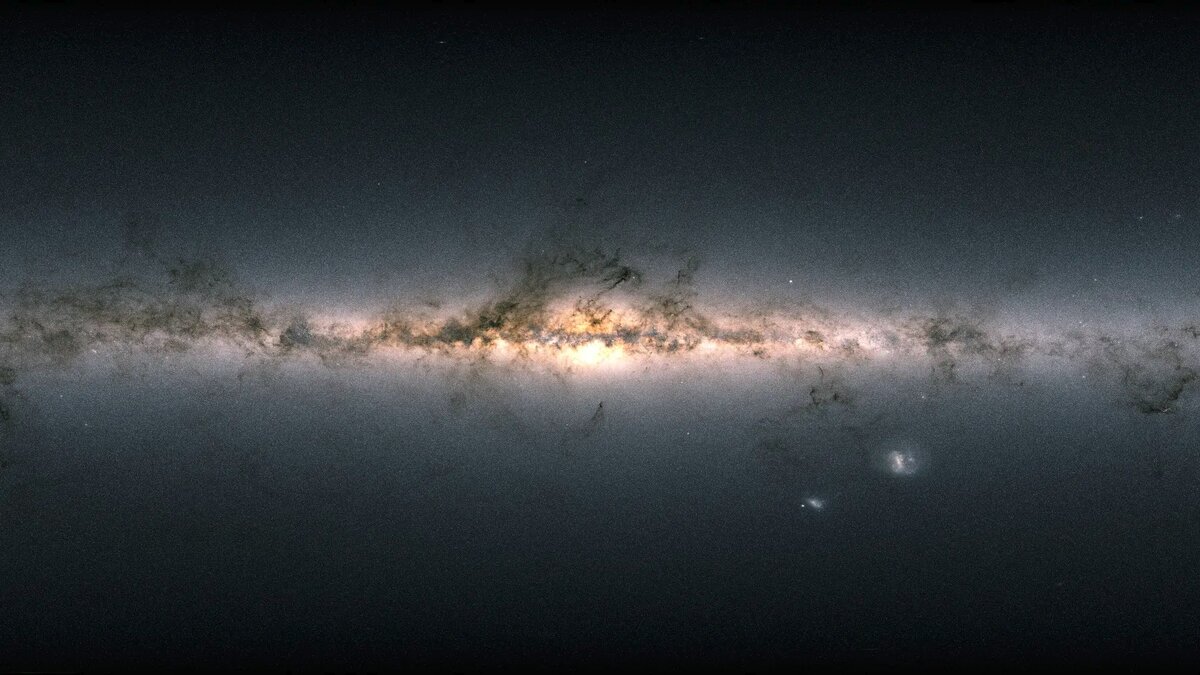 Наша Галактика – Млечный Путь, – какой её увидела космическая обсерватория Gaia. (Image credit: ESA/Gaia/DPAC; CC BY-SA 3.0 IGO.)  