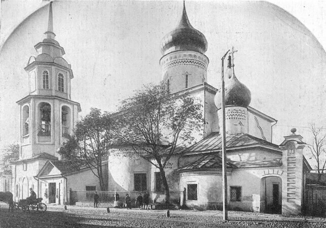 Храм святителя Николая (со Усохи), город Псков. Фото начала ХХ века