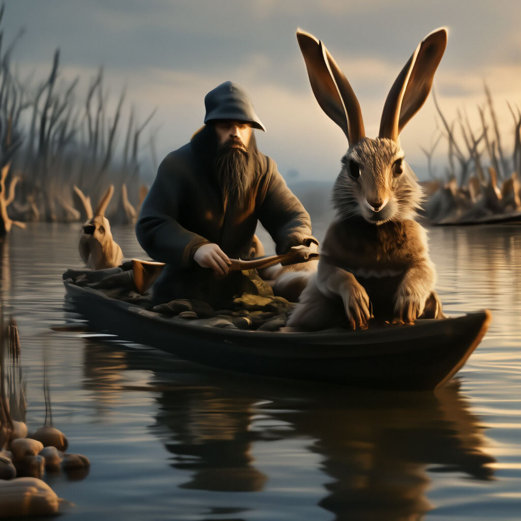 Дед Мазай и зайцы