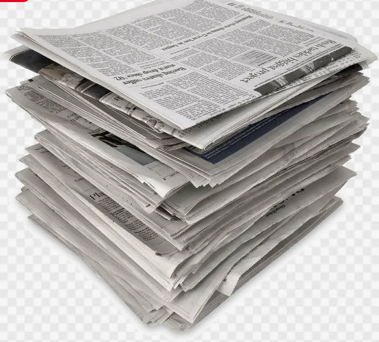 Газеты. Самый ходовой материал для плетения.