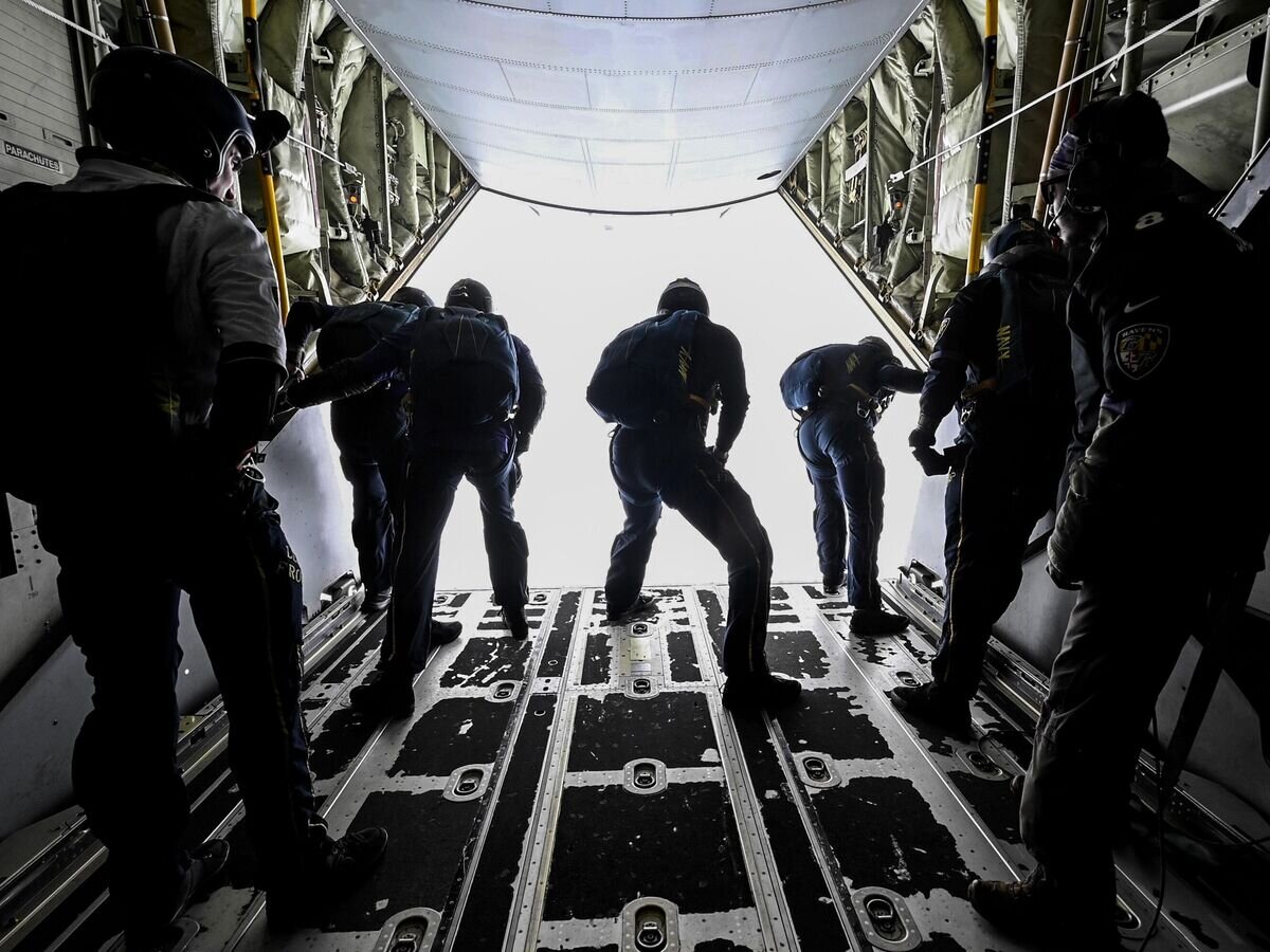    Парашютная команда ВМС США© U.S. Air Force