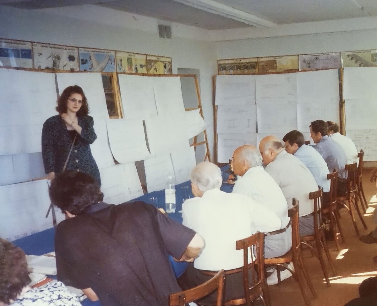 Ольга Соколова в студенческие годы 