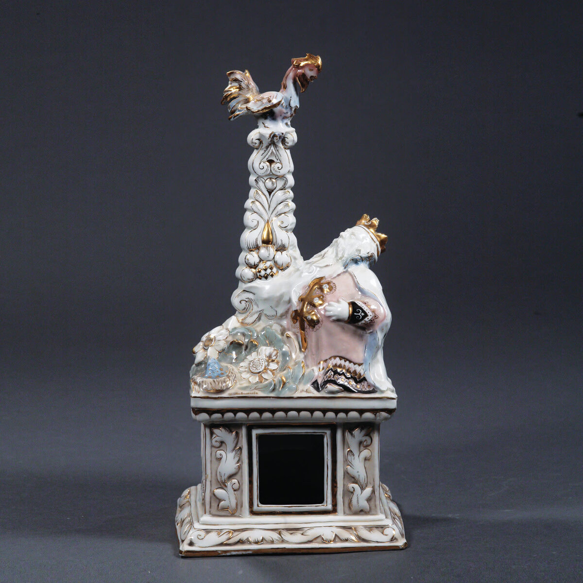 Форма под часы (подчасник) "Cказка о Золотом петушке". 1954.