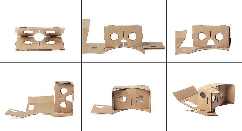 Google Cardboard. ШЛЕМ виртуальной реальности из картона. Можно использовать для FPV . — Паркфлаер