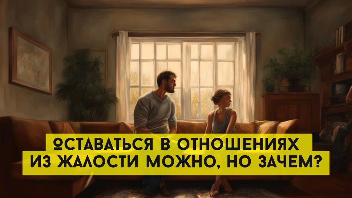 Оставаться в отношениях из жалости — можно, но зачем?
