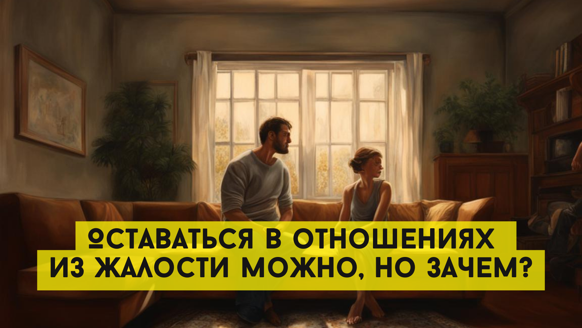 Оставаться в отношениях из жалости — можно, но зачем? | Михаль Крейман | НЕ  психолог | Дзен