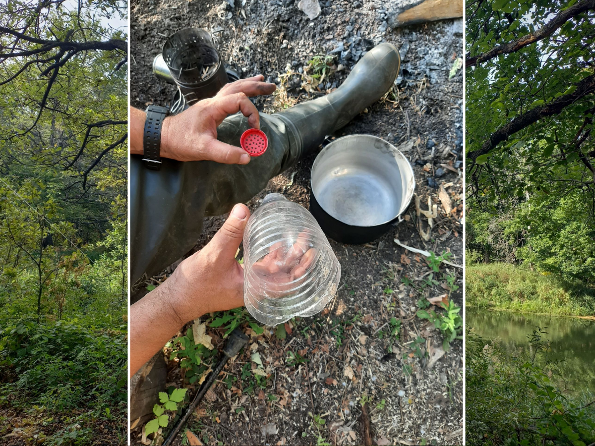 Примитивный фильтр для воды.