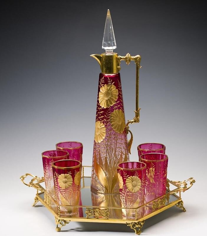 Сервиз-кабаре. Франция,Лотарингия, конец XIX - начало XX вв.