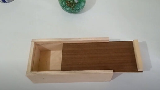 Коробка из фанеры с ячейками