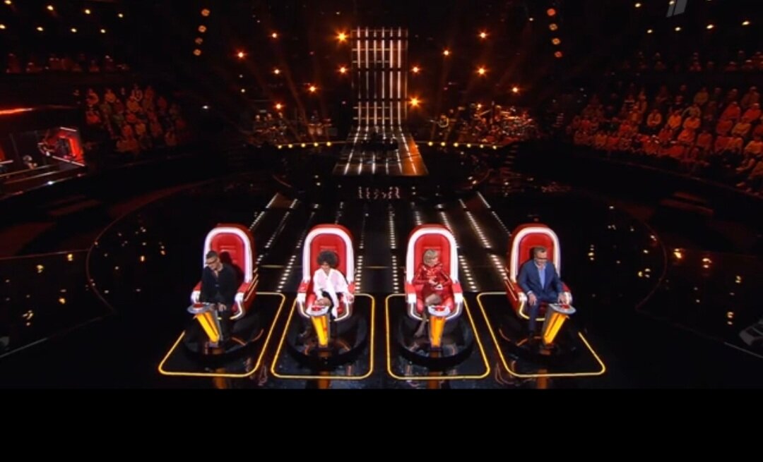 Кадр из шоу "Голос" 