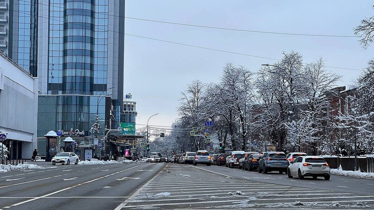    С 3 по 6 февраля в Краснодаре будет действовать штормовое предупреждение. Фото: телеканал «Краснодар»