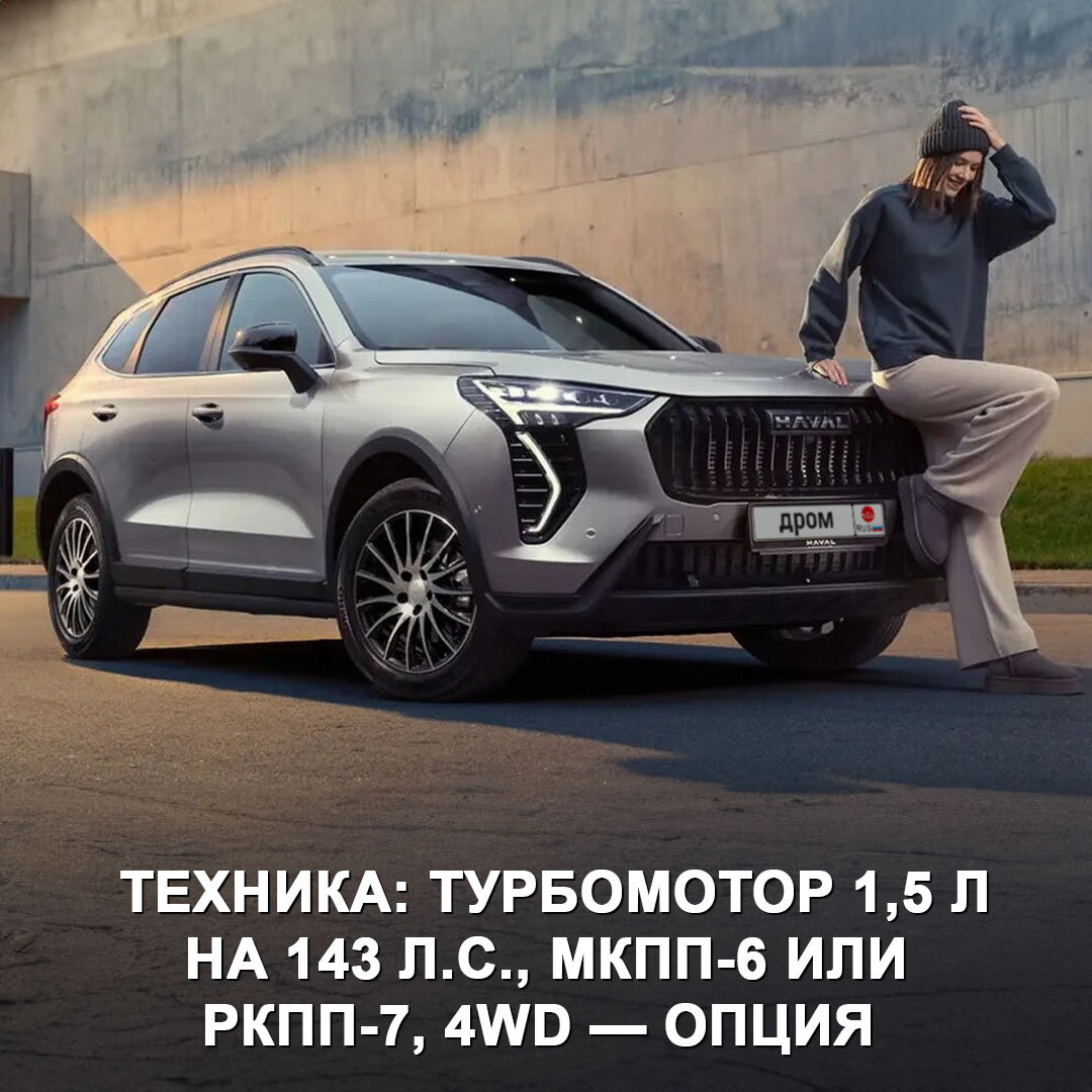 Haval обновил кроссовер Jolion для России, и уже известны цены. Кстати, это  самая продаваемая машина в стране после Гранты 😉 | Дром | Дзен