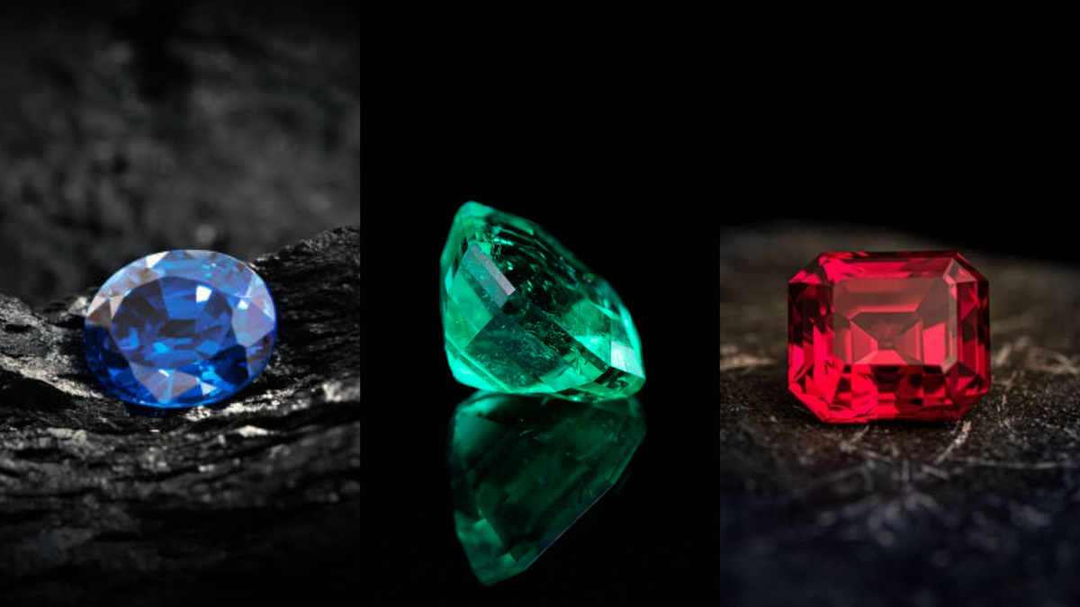 Каждый драгоценный камень — это уникальное произведение природы, но есть три самых популярных и знаменитых минерала, объединённых в «большую тройку».