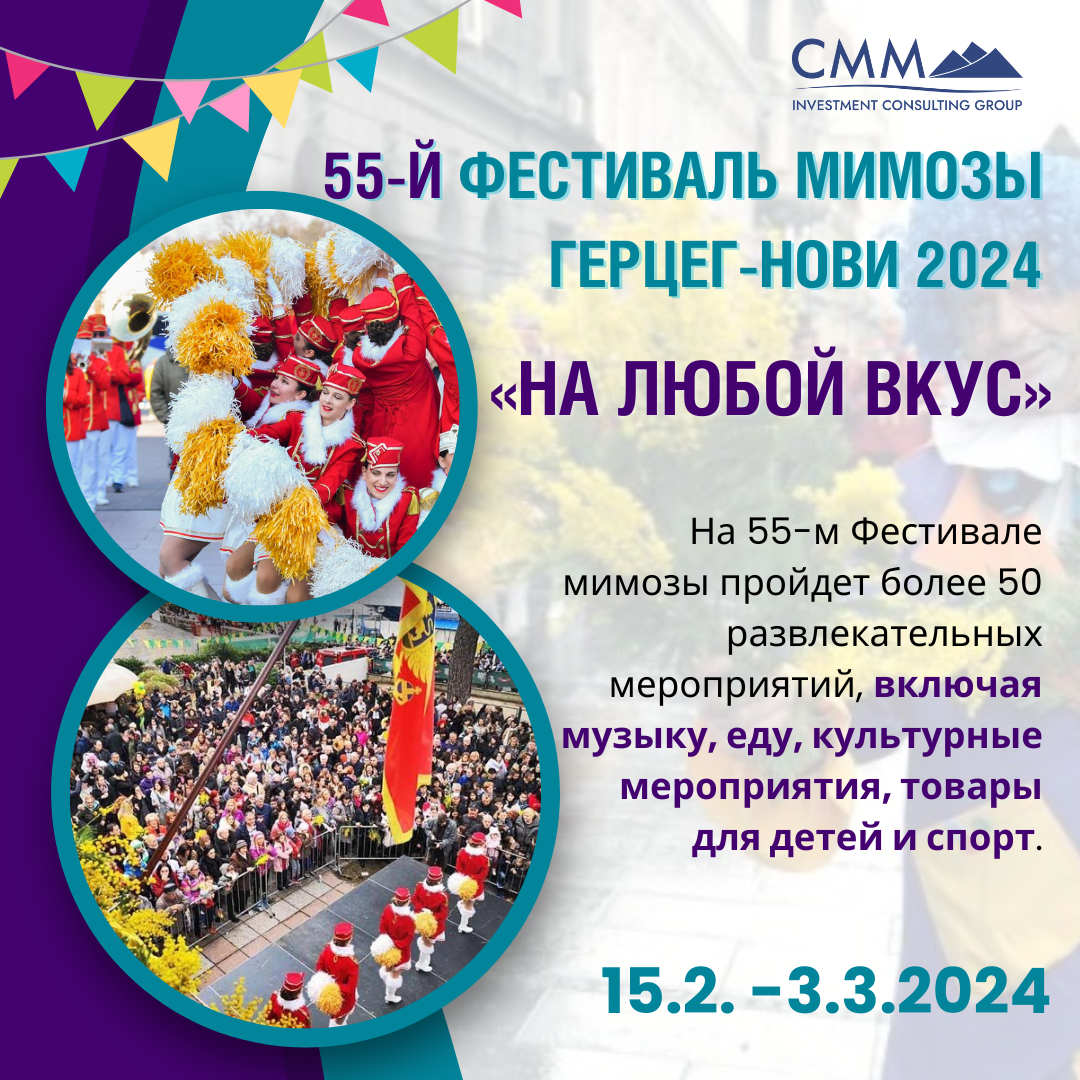 Фестиваль мимозы в Черногории | CMM Investment Group - Недвижимость в  Черногории | Дзен