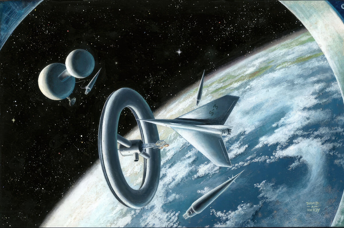 Крылатая ракета и космическая станция (1950-е)