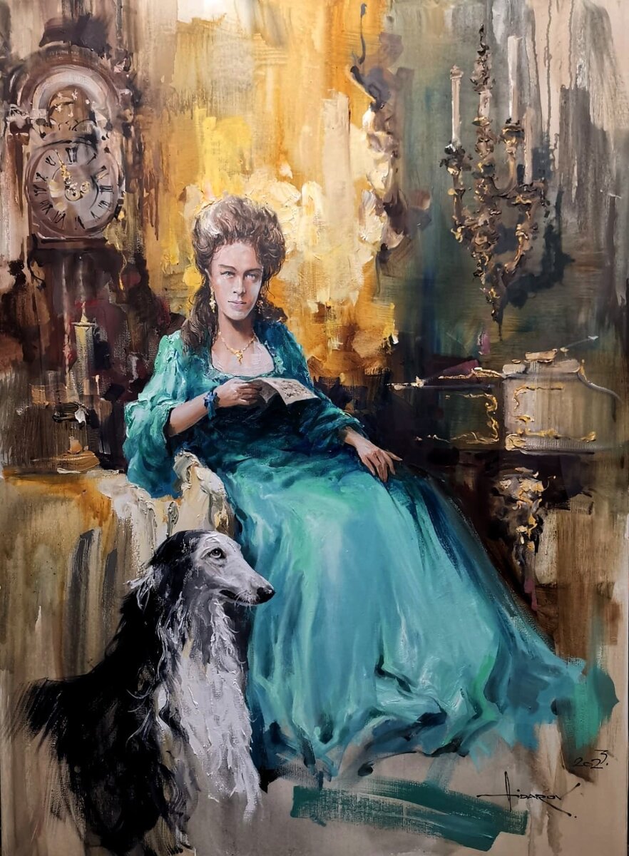 Портрет княгини Евгении Фёдоровны Шаховской-Глебовой-Стрешневой. Художник Ильяс Айдаров