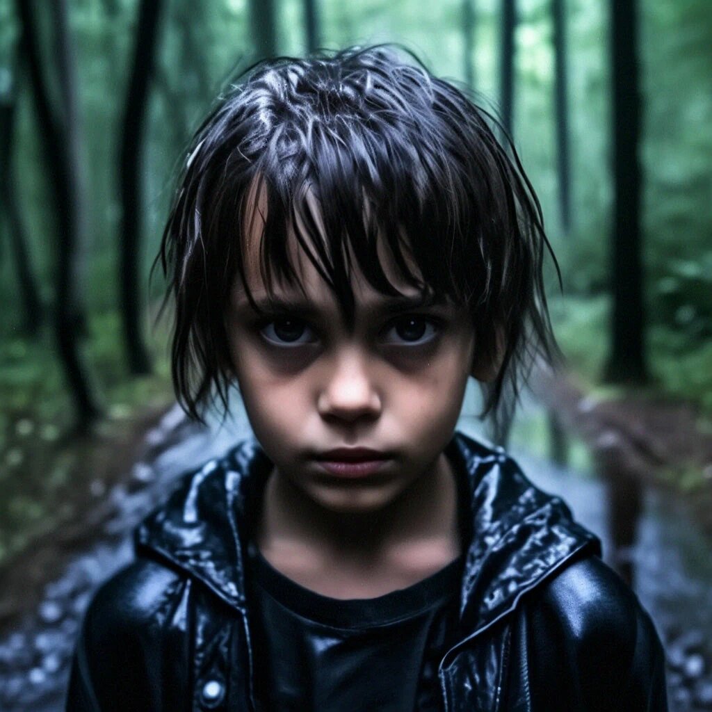 Очень похоже получилось, только у меня волосы намного светлее были и я находился уже в доме. Хотя слушая альбом, представлял примерно такую картину.