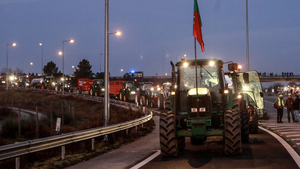 Форма протеста - ооооочень медленное движение сельскохозяйственной техники по автобанам.