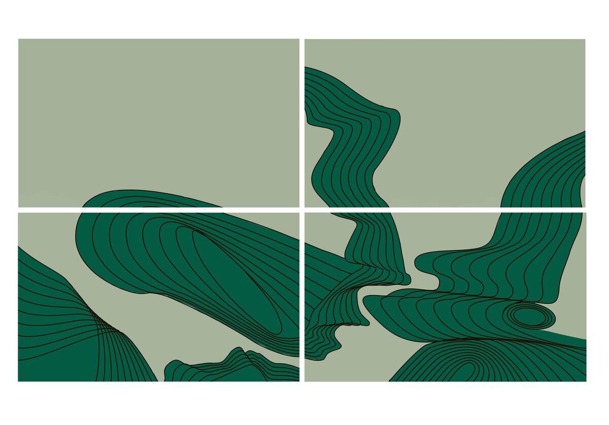 Полноценный макет для двух подушек