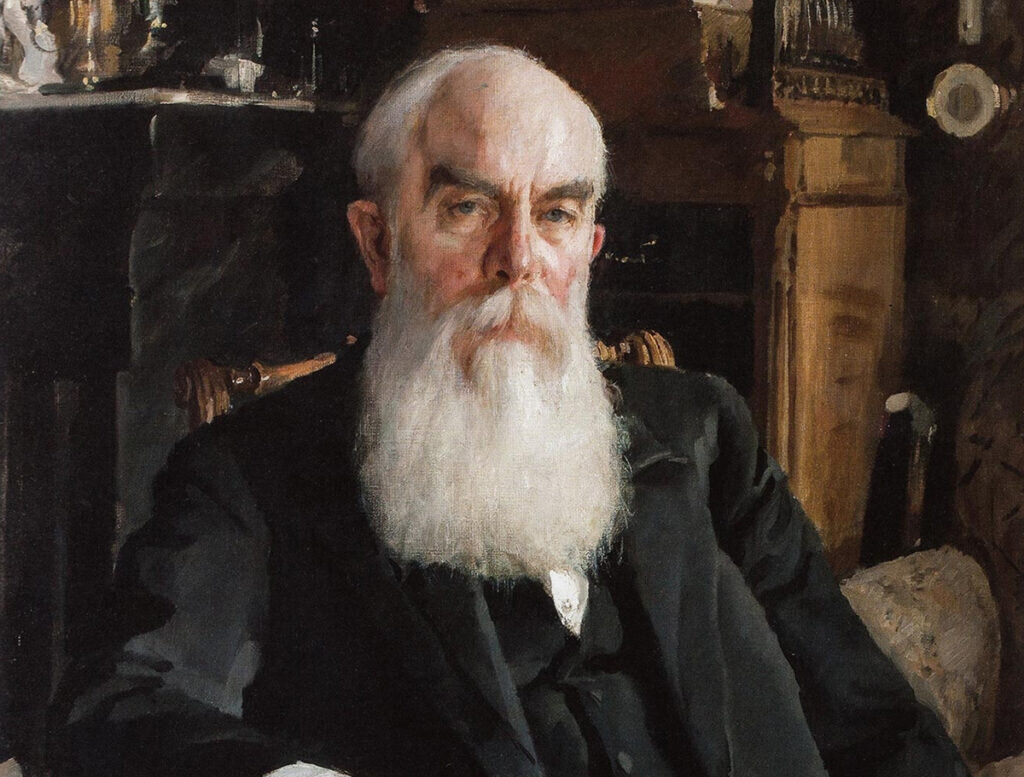 В. Серов. Портрет А.И. Абрикосова. 1895 год. 