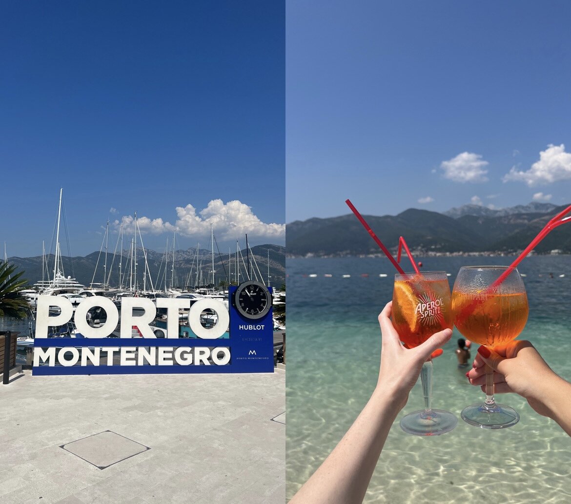 Porto Montenegro / пляж "Waikiki Beach"