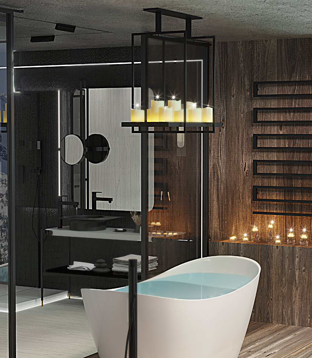 О свечами в современном интерьером. Дизайнер интерьера Виктория Козина. Фото автора