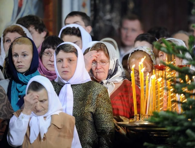 Воскресная служба в православной церкви
