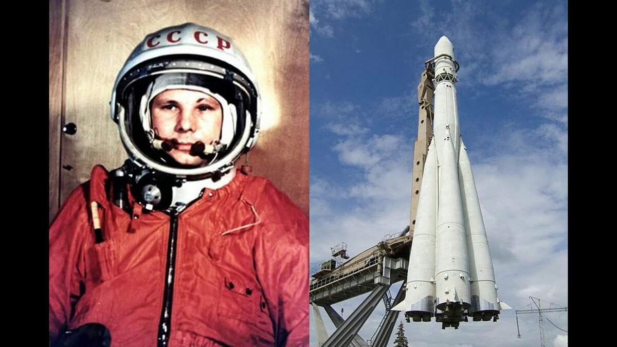 Откуда полетел гагарин в космос. Первый полёт в космос Юрия Гагарина. Восток 1 Гагарин 1961.