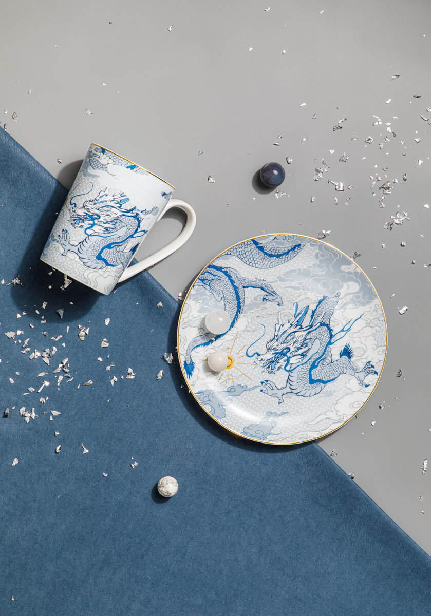 Кружка и тарелка Decor de table