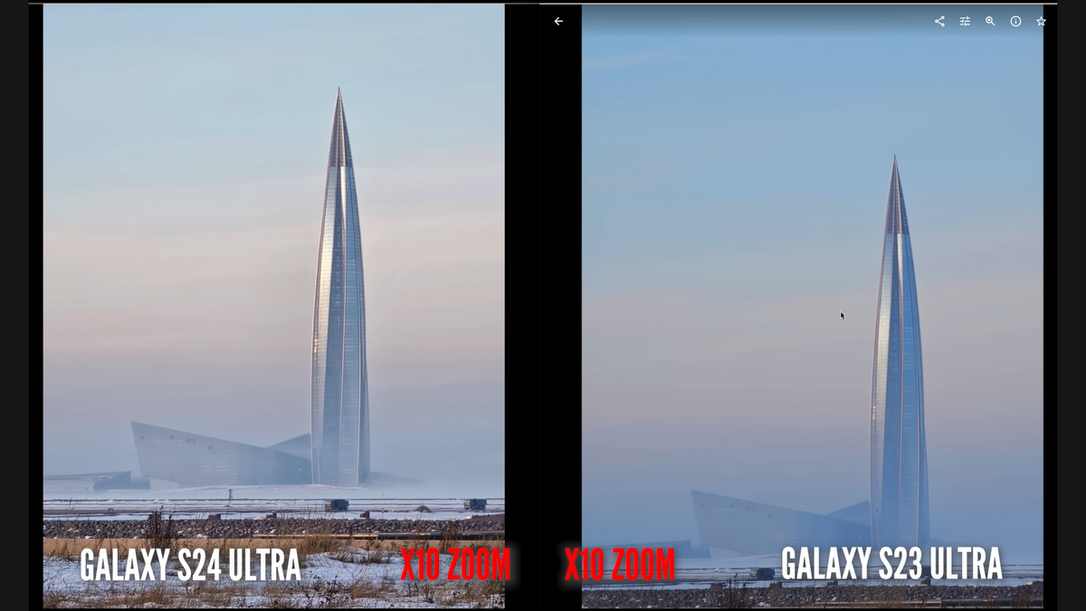 Samsung s24 ultra примеры фото Ничего нового? Сравнение камер Samsung Galaxy S24 Ultra с S23 Ultra Ferra.ru Дзе