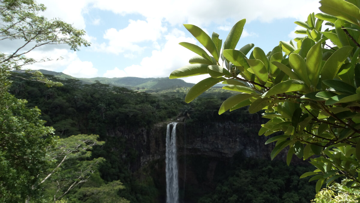 Водопад Shamarel, Маврикий