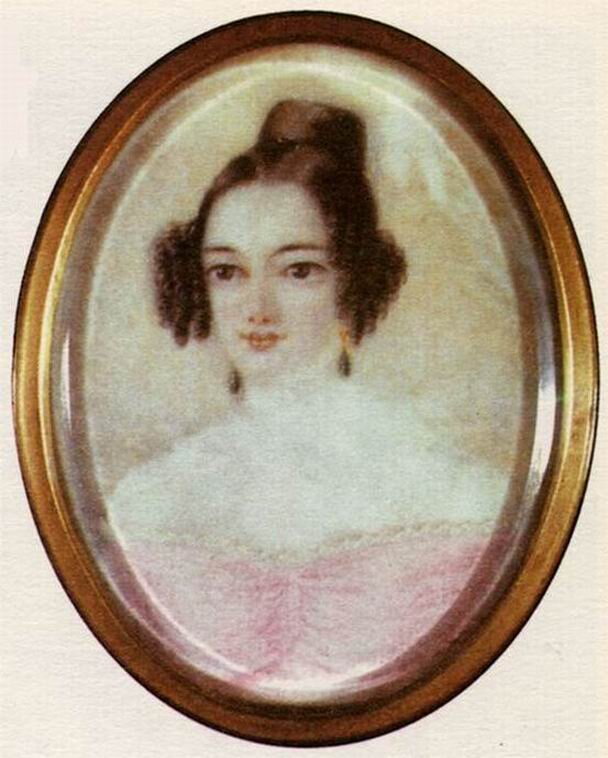 Портрет Екатерины Сушковой, 1830-е годы, художник неизвестен