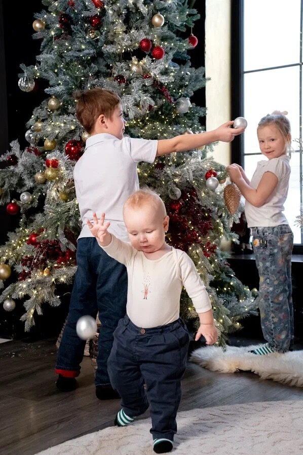 Мои внуки. Январь 2024