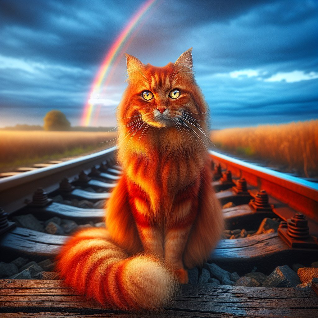 ИИ рисует котика